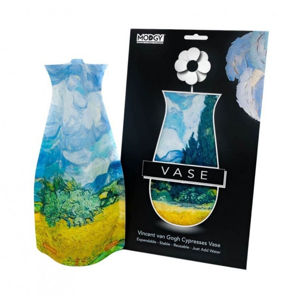 Modgy Vase - Van Gogh Cypresses - Funky Gifts NZ