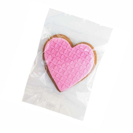 Gingerbread Pink Heart Cookie Grab'N'Go 48g - Funky Gifts NZ