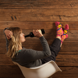 Blue Q Socks – Women's Crew – My Favorite Salad is Wine - Funky Gifts NZ