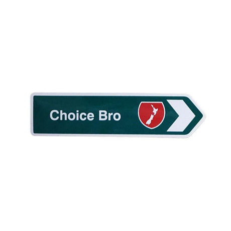 NZ Road Sign Magnet - Choice Bro - Funky Gifts NZ