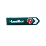 NZ Road Sign Magnet - Hamilton - Funky Gifts NZ