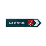 NZ Road Sign Magnet - No Worries - Funky Gifts NZ