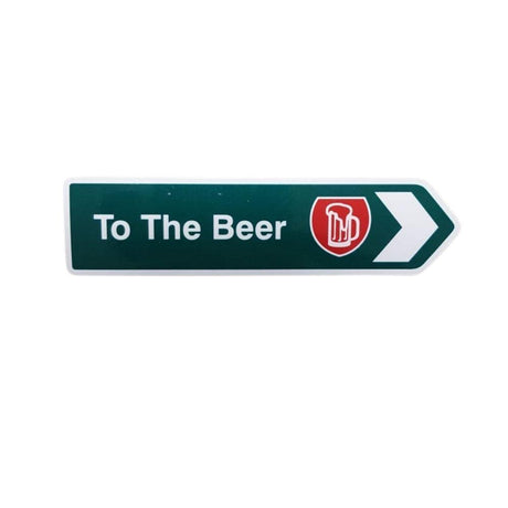 NZ Road Sign Magnet - To the Beer - Funky Gifts NZ