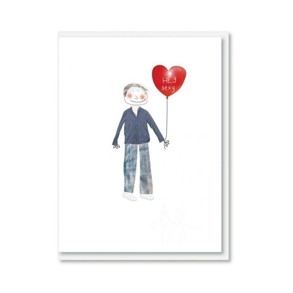 Valentine's Greeting Card - Hey Sexy - Funky Gifts NZ