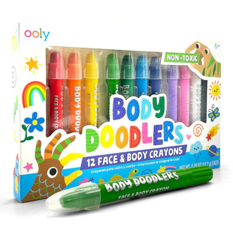 Body Doodlers - Face & Body Crayons - Funky Gifts NZ