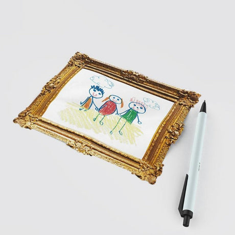 Fun Microfibre Cloth - Framed Drawing - Funky Gifts NZ