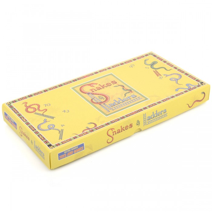 Retro Snakes and Ladders Board Game - Funky Gifts NZ