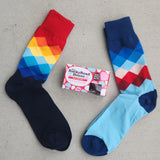 Socks & Chocs in a Box - Assorted - Funky Gifts NZ