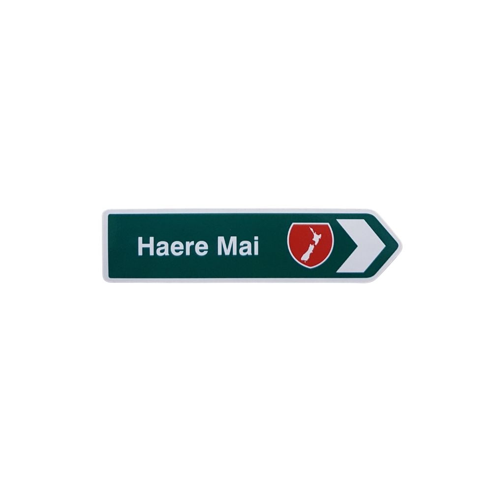 NZ Road Sign Magnet - Haere Mai - Funky Gifts NZ