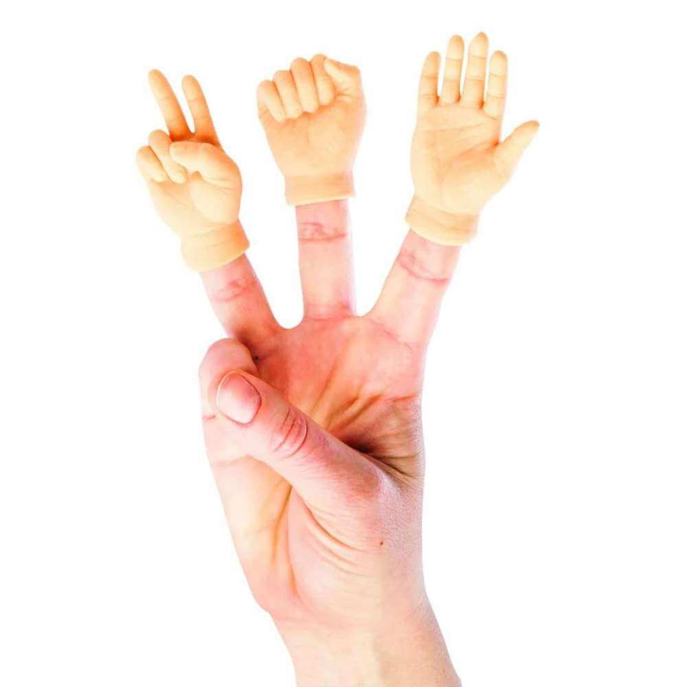 Small Pp Hand Tiny Hand Finger Puppet - Sold Individually – Funky Gifts NZ