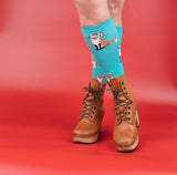 Sock It To Me - Knee High Socks - Foxes in Boxes - Funky Gifts NZ