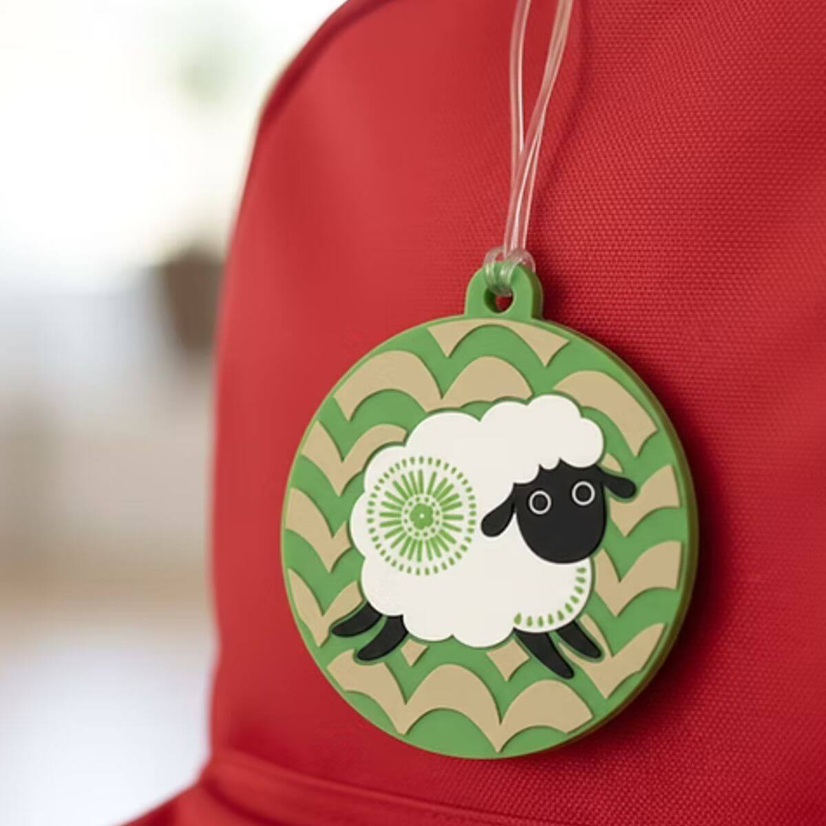 Retro Sheep Luggage Bag Tag - Funky Gifts NZ