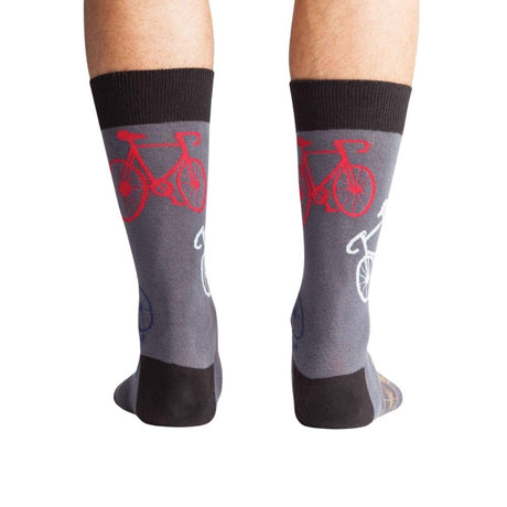 Sock It To Me - Men's Crew Socks - Large Bikes - Funky Gifts NZ