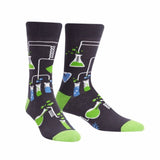 Sock It To Me - Men's Crew Socks - Laboratory (Glow-in-the-Dark) - Funky Gifts NZ