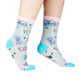 Sock It To Me - Women's Crew Socks - Mixtapes - Funky Gifts NZ