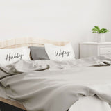 Hubby & Wifey Pillowcase Set - Funky Gifts NZ