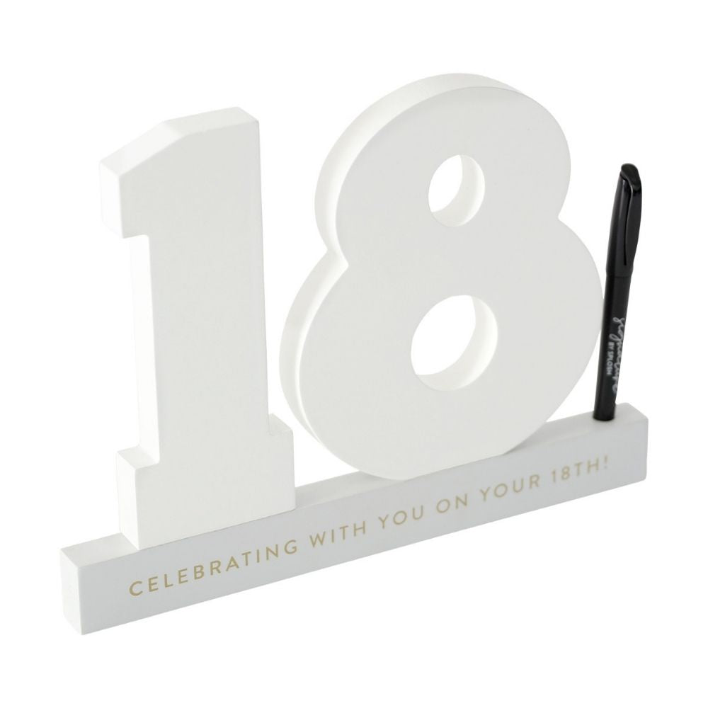 Signature Numbers - 18th Birthday - Funky Gifts NZ