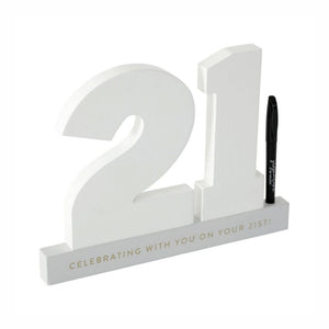 Signature Numbers - 21st Birthday - Funky Gifts NZ