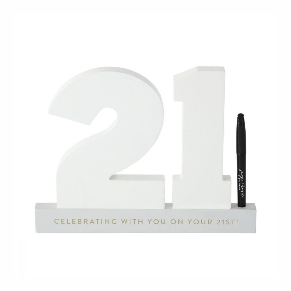 Signature Numbers - 21st Birthday - Funky Gifts NZ