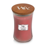 Large WoodWick Scented Soy Candle - Melon Blossom - Funky Gifts NZ