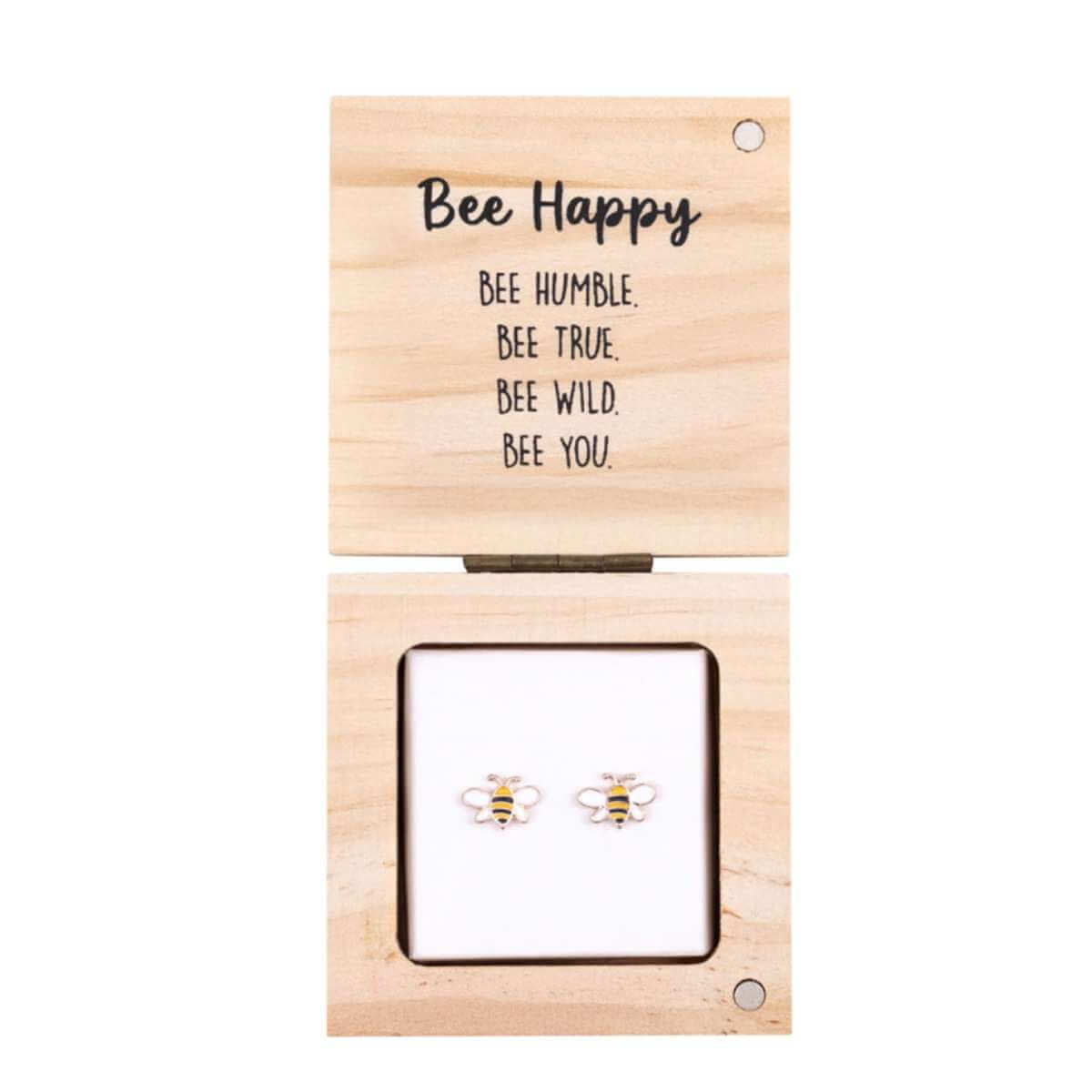 Heart & Soul Earrings - Bee Happy - Funky Gifts NZ