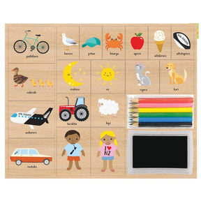 Tane & Ruby's Stamp Activity Set - A Day in the Life Of - Funky Gifts NZ