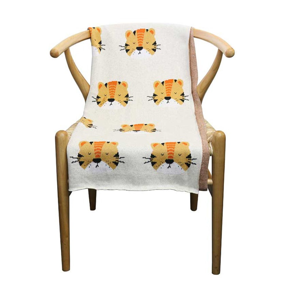 Tiger Baby Blanket/ Throw - Funky Gifts NZ