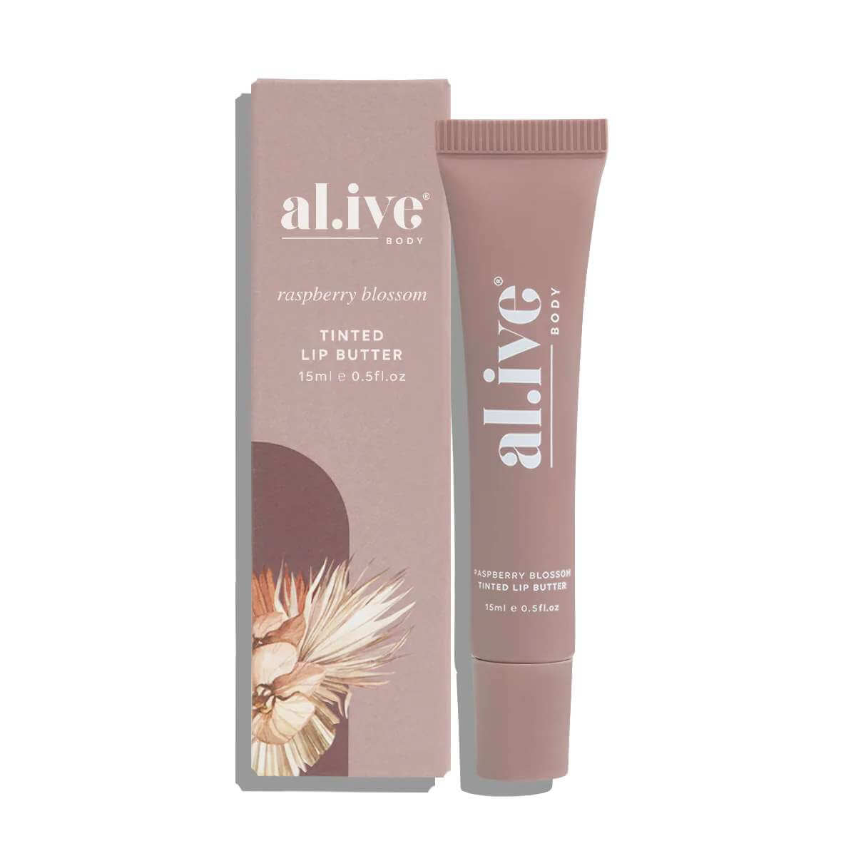 Al.ive Body Tinted Lip Butter - Raspberry Blossom - Funky Gifts NZ