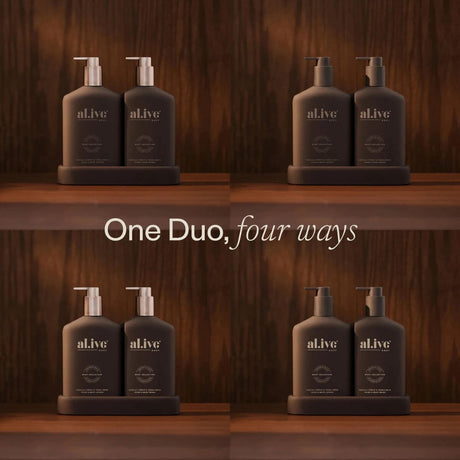 Al.ive Body Transformative Wash & Body Vanilla Cream & Tonka Bean Duo Pack - Funky Gifts NZ
