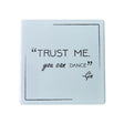 Ceramic Coaster - Trust Me Gin - Funky Gifts NZ