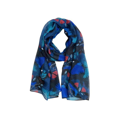 Designer Kiwiana Scarf - Tui Splendor - Funky Gifts NZ