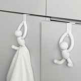 Umbra Buddy Cabinet Hooks - White - Funky Gifts NZ