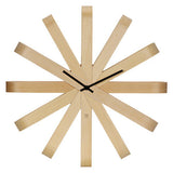 Umbra Ribbonwood Clock - Funky Gifts NZ