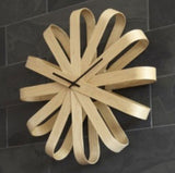 Umbra Ribbonwood Clock - Funky Gifts NZ