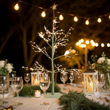 Arctic Christmas Birch Tree Green