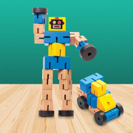 Wooden Transformbot - Funky Gifts NZ