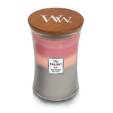 Large Trilogy WoodWick Scented Soy Candle - Shoreline - Funky Gifts NZ