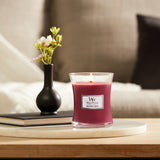 Small WoodWick Scented Soy Candle - Berry & Beets - Funky Gifts NZ