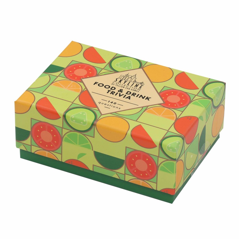 Food & Drink Trivia - Deluxe Boxed Table Top Trivia - Funky Gifts NZ