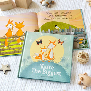 You're the biggest sibling keepsake book from funky gifts nz