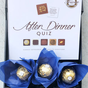 After Dinner Fun & Chocolate Flowers Gift Pack - Funky Gifts NZ