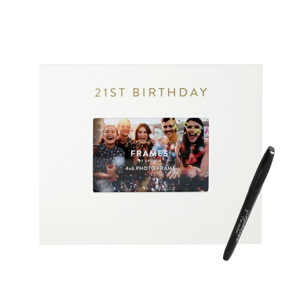 21st birthday signature frame from funky gifts nz