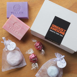 Seriously Awesome Soaps & Treats Mini Gift Box - Funky Gifts NZ