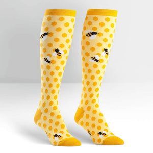 Sock It To Me Socks - Women's Knee High - Bees Knees