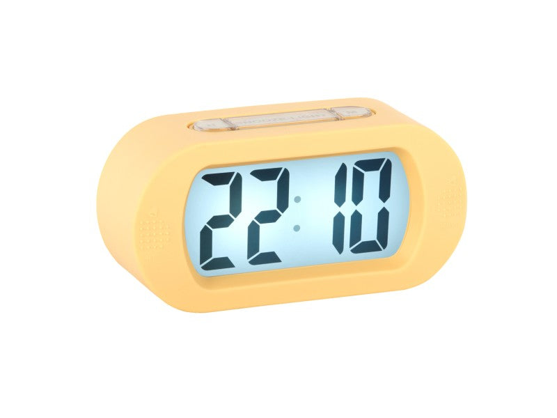 Karlsson Gummy Alarm Clock Soft Yellow - Funky Gifts NZ.jpg