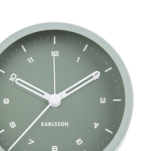 Karlsson Alarm Clock Tinge - Green - Funky Gifts NZ