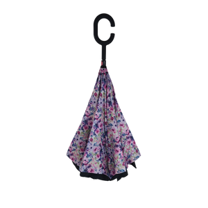 Inside Out Umbrella - Bluhen Peonie Rose - Funky Gifts NZ