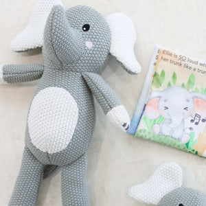 Splosh Baby Knitted Toy Elephant - Funky Gifts NZ