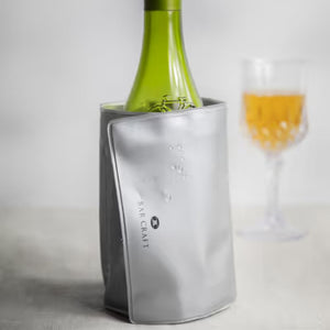 BarCraft Wrap Around Silver Wine Cooler - Funky Gifts NZ
