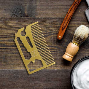 Beard Comb Multi Tool - Funky Gifts NZ